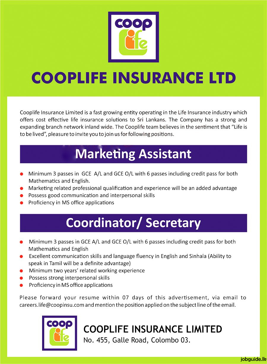 CoopLife Jobs for 2023