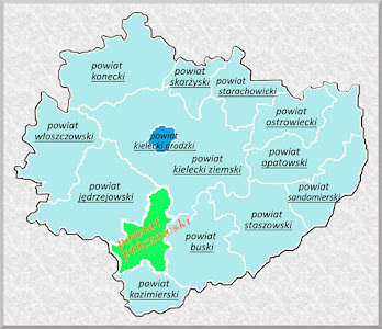 powiat-pinczowski-swietokrzyski-mapka