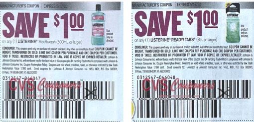 CVS Deals on Listerine Mouthwash $0.49 4/26-5/2