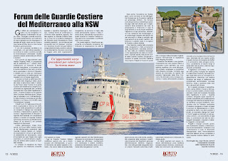 SETTEMBRE 2022 PAG. 12 - Forum delle Guardie Costiere del Mediterraneo alla NSW