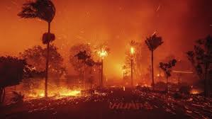 LOS ANGELES BAK NERAKA API YANG BERKOBAR