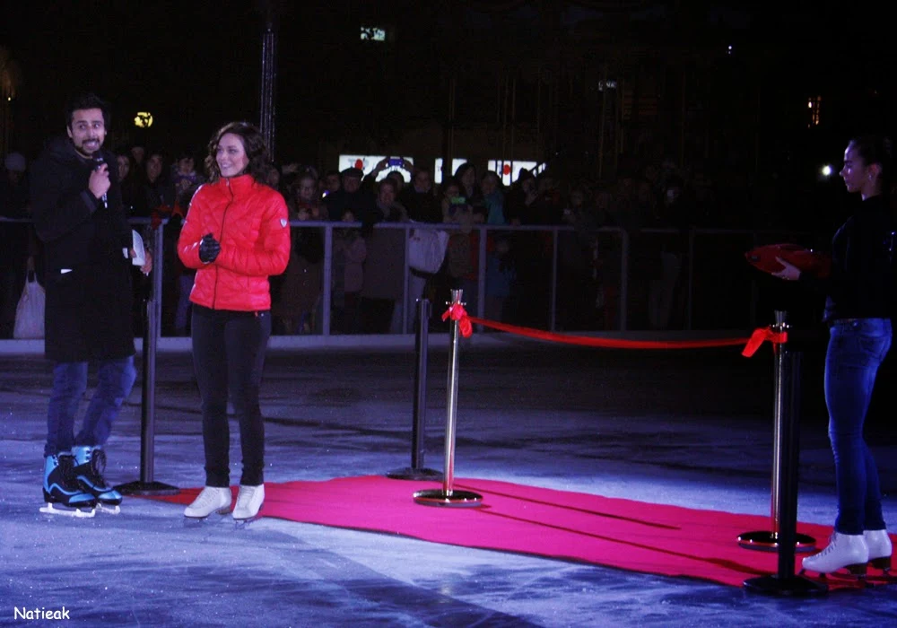 Nathalie Péchalat grande patinoire 2014 Hôtel de ville de Paris