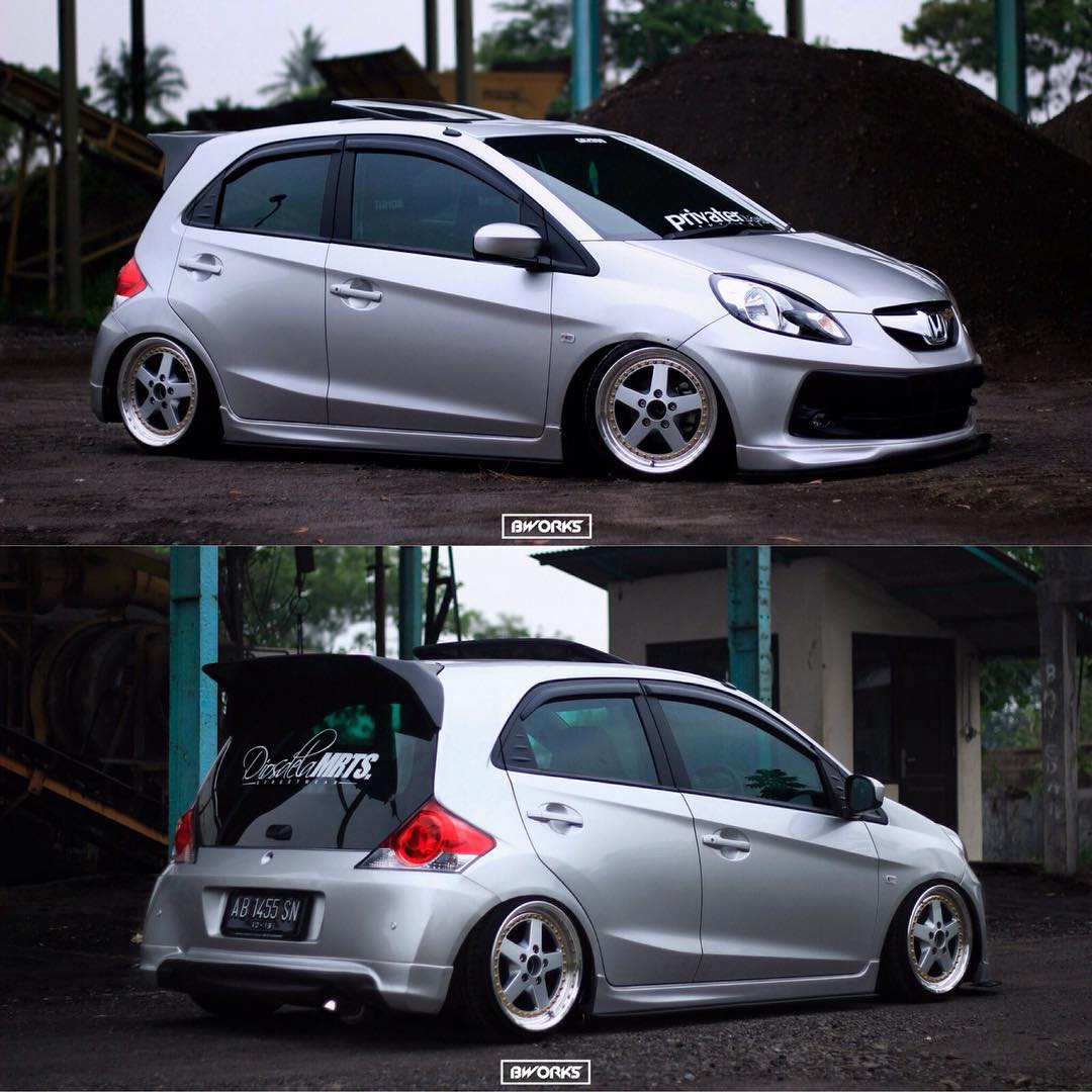 Simple Modification Mobil Ceper Brio Silver Tampil Elegant