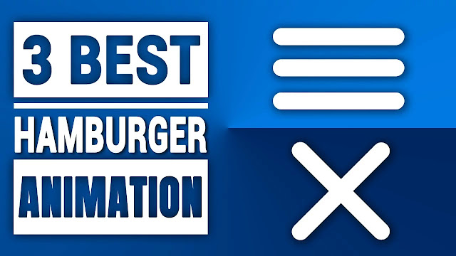 Animated Hamburger Menu - Transforming Hamburger Menu CSS HTML