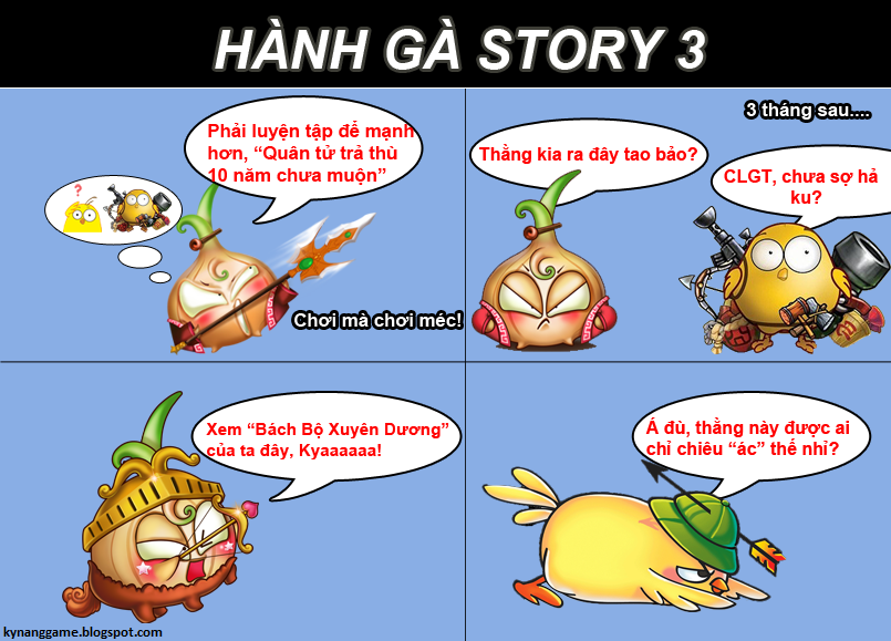 Truyện tranh gun-hành: hành gà story 3