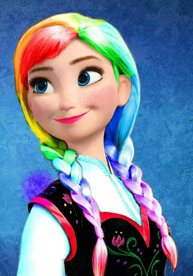  GAMBAR  FROZEN  PELANGI WARNA WARNI Frozen  Rainbow Disney 