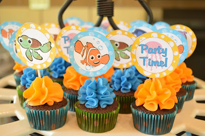 Finding Nemo Cupcake Toppers