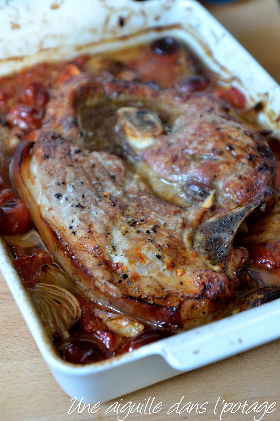 Une Aiguille Dans L Potage Rouelle De Porc A La Biere Et Aux