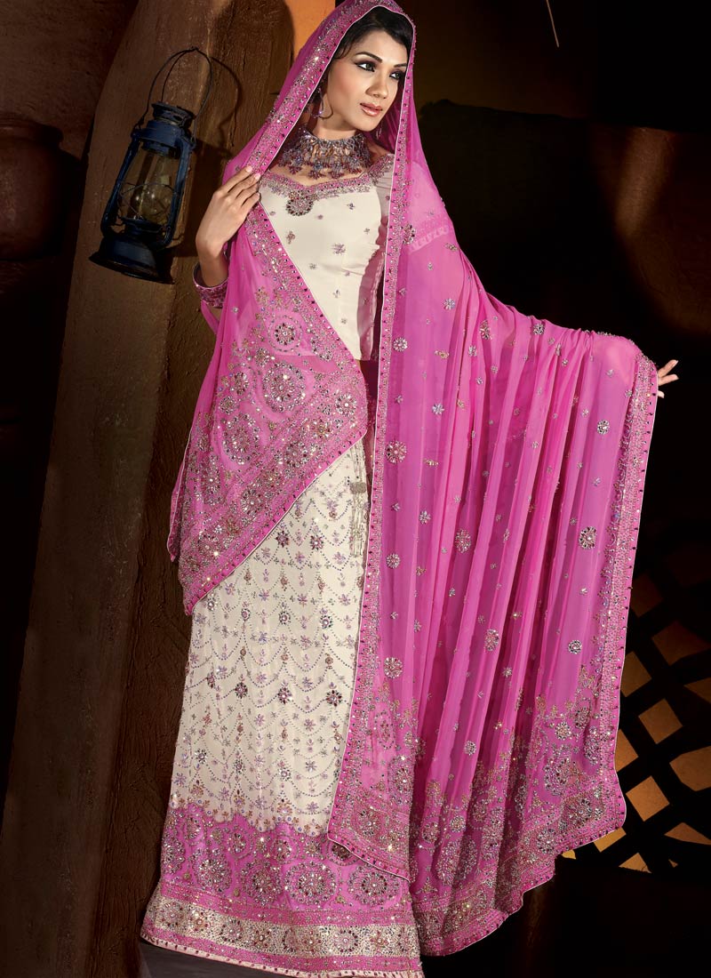 Pink Muslim Bridal Designs