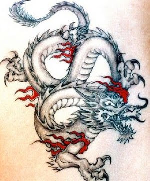 Tribal Dragon Tattoos