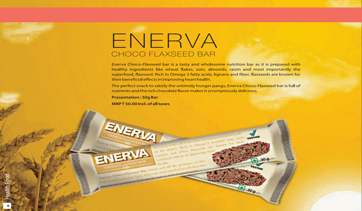 Envera choco Flaxseed Bar