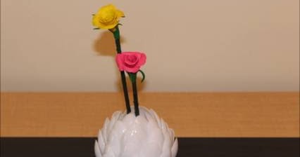 Cara Membuat Vas  Bunga  dari  Sendok  Plastik  Beserta 