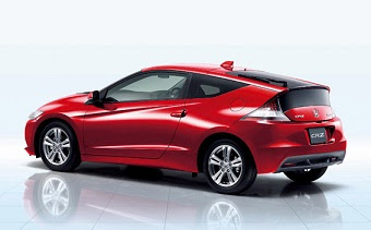 side view of Honda CR-Z Hybrid 