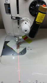 Sewing machine laser