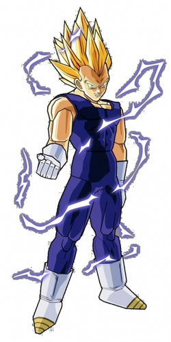 dragon ball z vegeta super saiyan 2