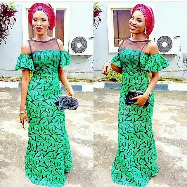 Creative Ankara Gown Style For Ladies