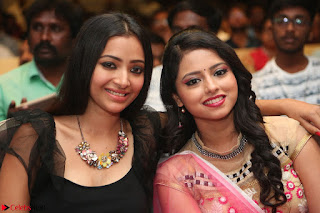 Geethanjali and Swetha Basu at Mixture Potlam Movie Audio Launch Feb 2017 007.JPG