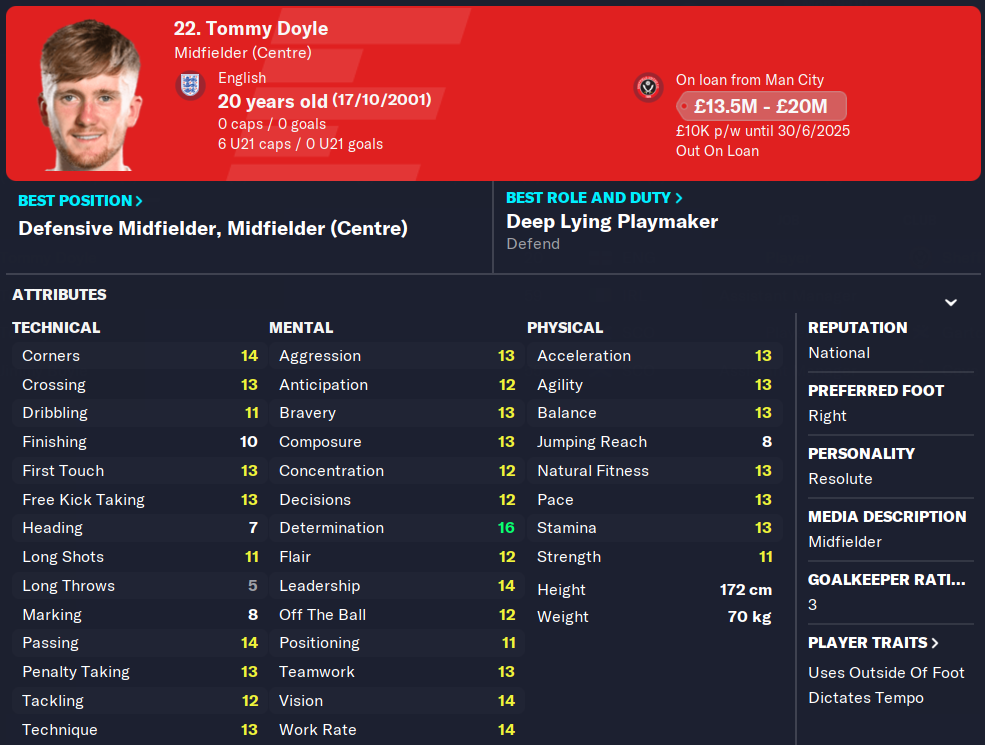 FM23 Tommy Doyle