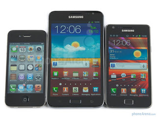 iPhone 4, Galaxy Note, Galaxy S2