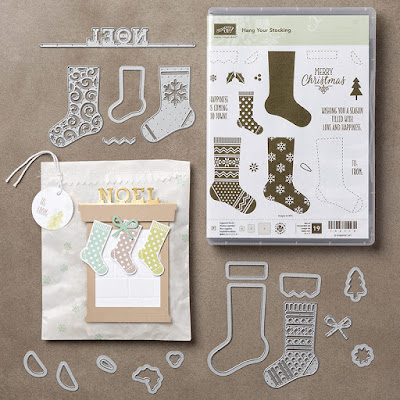 Stampin Up! UK Independent  Demonstrator Susan Simpson, Craftyduckydoodah!, Hang Your Stocking Stamp Set, Christmas Stockings Thinlets Dies, Supplies available 24/7, Coffee & Cards Project November 2016