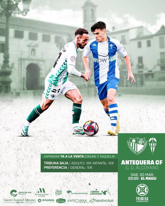 Ver en directo el Antequera - CD Alcoyano