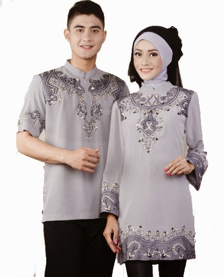 Model Baju Muslim Couple  Terbaru Untuk  Suami Istri