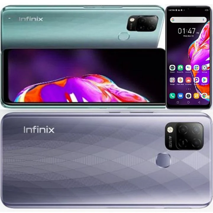 Infinix Hot 10T Phablet - Specs: Android 11, 5000mAh Battery, 4Cam, 6.82-Inch Screen, 8Core Helio G70, 64GB ROM, 4GB Memory, 4G Phone