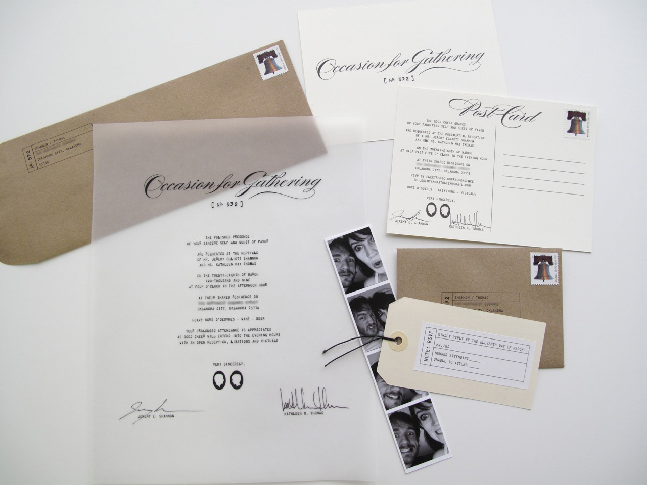 original wedding invites