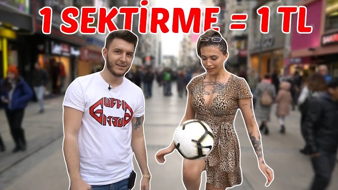 SOKAKTA PARA DAĞITMAK (1 TOP SEKTİRME = 1 TL)