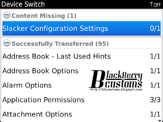 hasil Device Switch BlackBerry