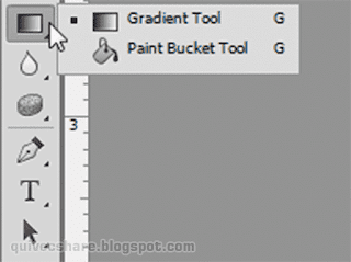 Gradient Tool dan Paint Bucket Tool