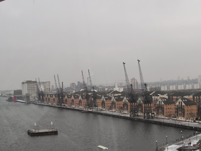 View of Dockside Apartments on River Thames