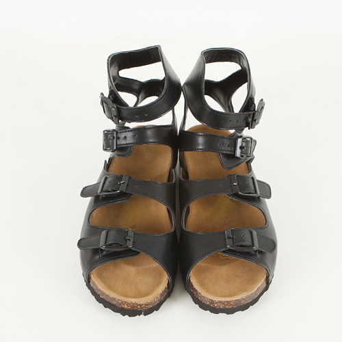 Korean Ankle Strap Buckled Sandals