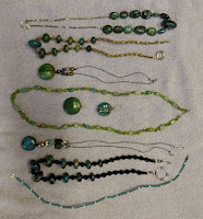 7 Turquoise Necklaces & 2 Pendants