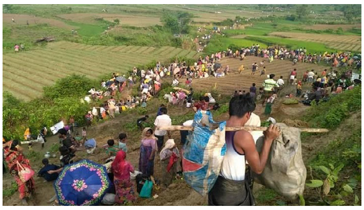 Rohingya Muslim Refugees|Thousand of Rohingyas towards the border again.