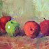 Apples #50 Still Life Paintings by Arizona Artist Amy Whitehouse