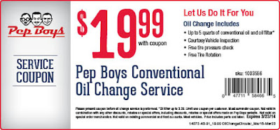 Oil Change Coupons