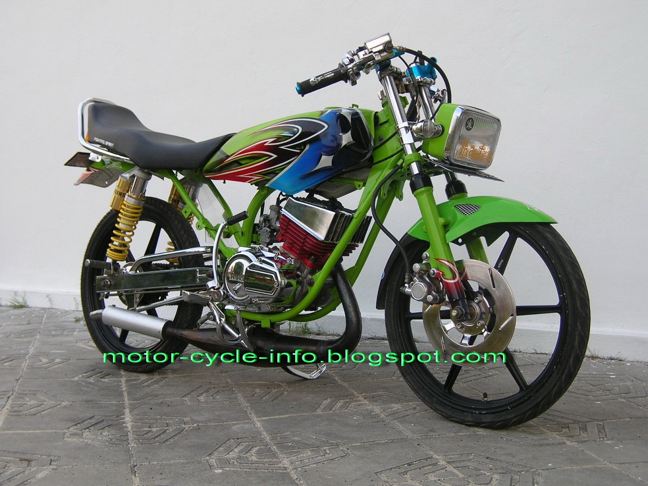 Gambar Modifikasi Motor Yamaha RX King Airbrus Update Motor