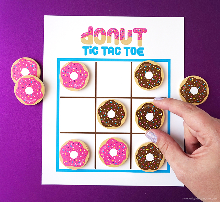 Free Printable Donut Tic Tac Toe