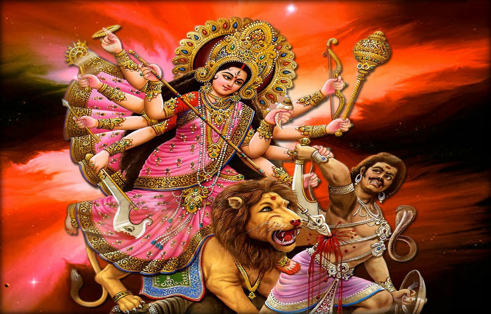 Maa Durga Dazzling Wallpapers, Images and Pix  God Wallpaper