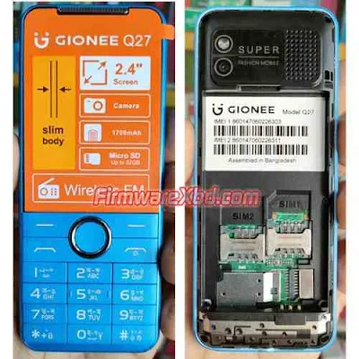 Gionee Q27 Flash File MT6261