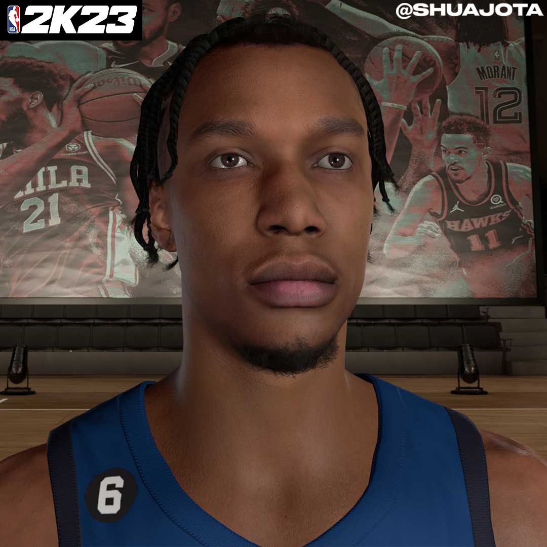 NBA 2K23 A.J. Lawson Cyberface