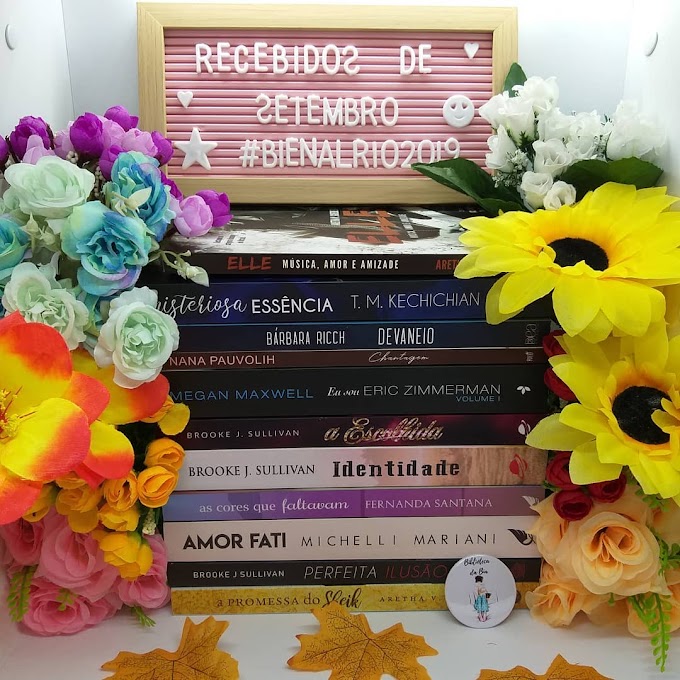 Recebidos de Setembro - Especial Bienal do Livro do Rio 2019