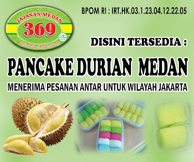 Spanduk Pancake Durian Medan