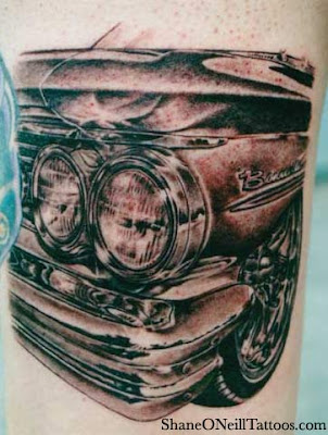 Classic Car Tribal Tattoo