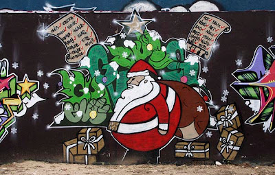 Christmas Graffiti Art 