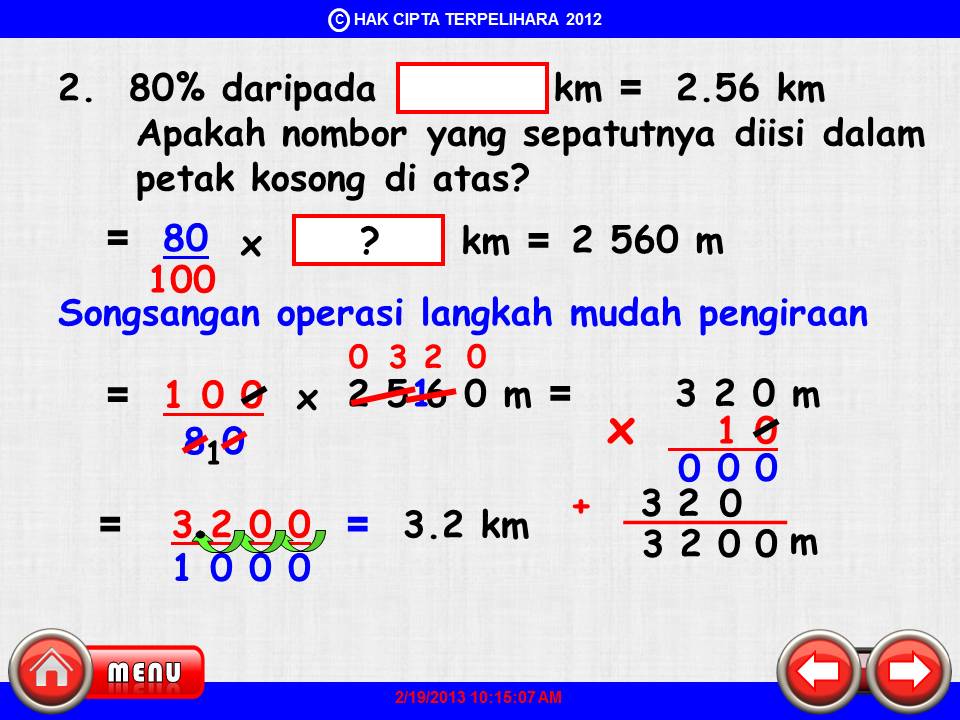 AZIMAT SEKOLAH RENDAH: PERATUS DAN JISIM