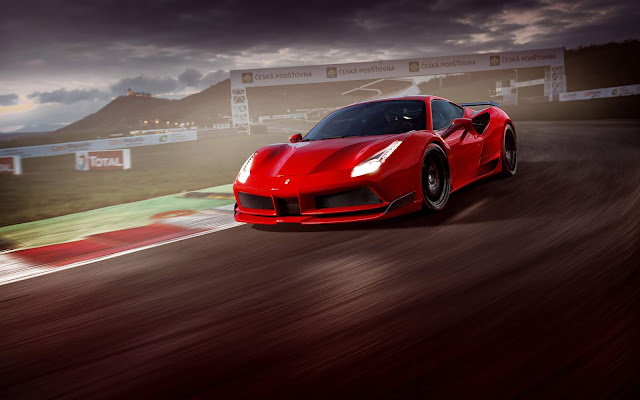 Ferrari On Track Hd Wallpaper