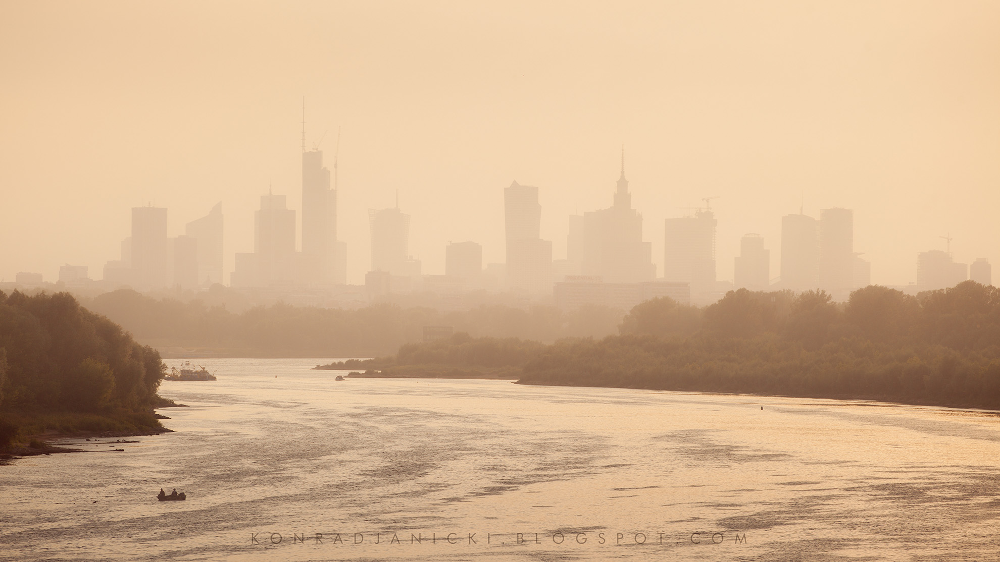 panorama miasta stołecznego Warszawa