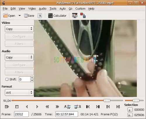 software edit video - avidemux
